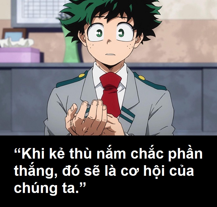 Những câu nói hay trong My Hero Academia